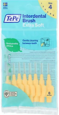 Produktbild von TePe ExtraSoft 0,7 mm Interdentalbürsten 8 Stück