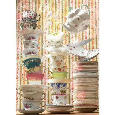 Produktbild von COBBLE HILL Puzzle Magic Tea Room 1000 Teile
