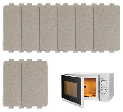 Mikawellplatten 8er-Set 6,5x11,5 cm für Mikrowellen