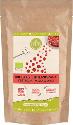 GRYS LIOFILIZOWANY (KOSTECZKI TRUSKAWECZKI) BIO 20 g - HELPA