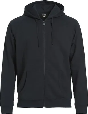 Produktbild von Clique Loris Sweatjacke mit Kapuze, Reißverschluss und Melange-Effekt