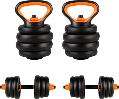 Produktbild von CCLIFE Kugelhantel Kettlebell Kurzhantel Langhantel 2er Hantelset Dumbbell verstellbar, Color:Ohne Verbindungsrohr. 2x10 KG