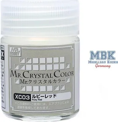 Immagine prodotto di GUNZE GSXC03 Mr. Crystal Colore Rosso Rubino (18 ml)