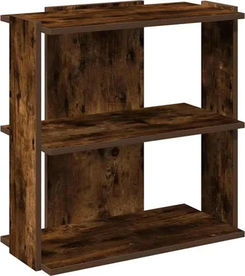 Zdjęcie produktu dla vidaXL Regał 3 półki dąb wędzony 60x30x60 cm materiał drewnopochodny