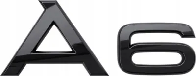 Obrázok produktu pre A6 Emblem Logo odznak Audi A6 Black REAR SPORT