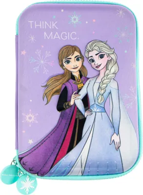 Produktbild von Frozen - Die Eiskönigin Etui Federmappe Federtasche 3D Federmäppchen - 17 teilig