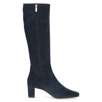Produktbild von Caprice Damen Stiefel hoher Stretchschaft Karreé Langschaft 9-25547-41, Größe:37 EU, Farbe:Blau