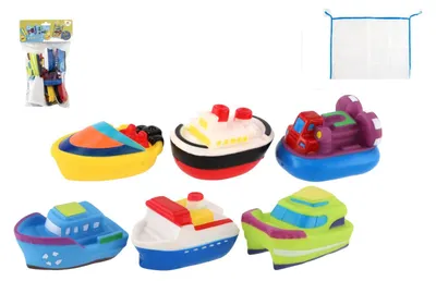 Zdjęcie produktu dla Gumowe pompki do kąpieli z siatką w torbie 12m+