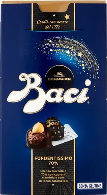 Produktbild von Perugina - Baci Perugina mit Dunkler Schokolade 70% 200gr