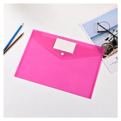 Produktbild von Transparente Kunststoff-Aktentasche, A4, für Studenten, Büro, PP, Aktentasche, Briefpapier-Tasche, Papier-Aufbewahrungstasche, Ordner (One Size)