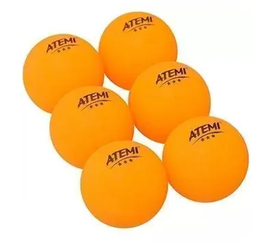 Productafbeelding van Tafeltenniskogels ATEMI 3 * 6 stuks, nieuw