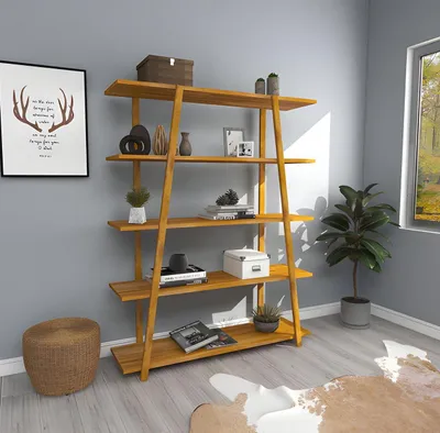 Immagine prodotto di Libreria moderna in legno Scaffali di alta qualità Soggiorno Armadi