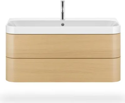 Produktbild von DURAVIT HP4348E7171 WTU m. Happy D.2 Plus, 2 SchK., 2 HL,
