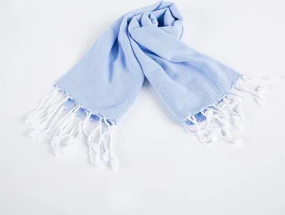 Productafbeelding van Strandlaken, 100% katoen, 95 x 55 cm - Blauw