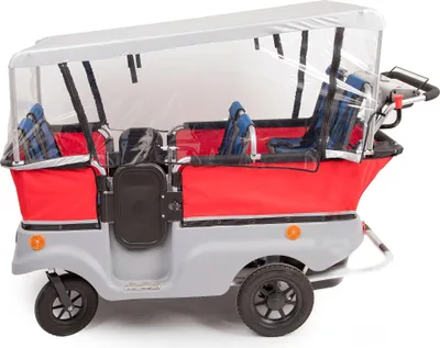 Produktbild von Winther Regenverdeck "E-Turtle", Für Kinderbus E-Turtle 4-Sitzer