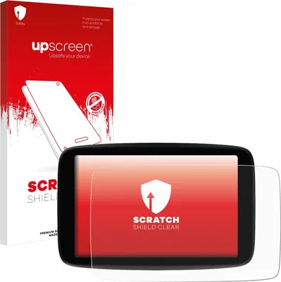 Produktbild von upscreen Schutzfolie für TomTom GO Expert Plus 7" Displayschutz Displayschutzfolie Folie Klar Transparent