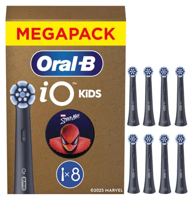Image de Têtes de brosse de remplacement Oral-B iO Kids Spiderman - 8 pièces - FFU
