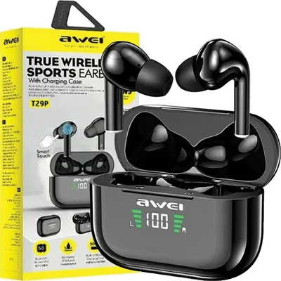 Obrázek produktu pro Sluchátka Awei AWEI T29P True Wireless Stereo (TWS) do uší Volání/Hudba Bluetooth černá