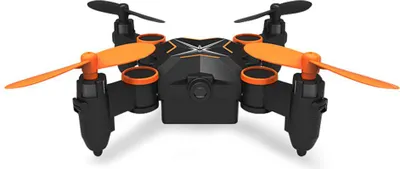 Zdjęcie produktu dla Składany, czteroosiowy mini dron do zdjęć lotniczych - wersja WiFi w czasie rzeczywistym (pomarańczowy)