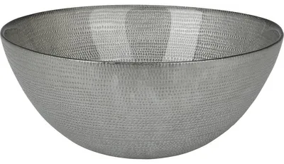 Produktbild von Glasschale Silber- 28 x 11,5 cm