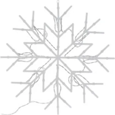 Immagine prodotto di Decorazione LED per finestre 24 LED - Decorazione luminosa a fiocco di neve