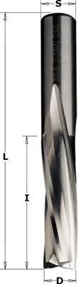 Produktbild von Vollhartmetall Schlichtfräser 16x55x110mm mit negativ spiralgenuteten Schneiden Z3 Rechtslauf