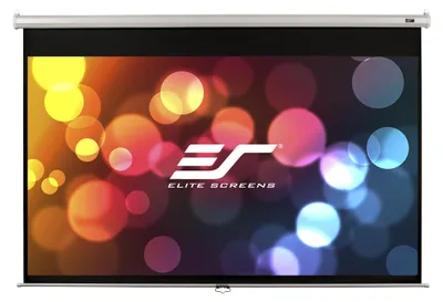 Image de Elite Screens Rollo 1:1 213*213cm Manual blanc
