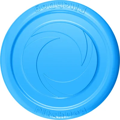 Produktbild von Frisbee für Hunde, Hundespielzeug, Gummi, Soft-Disc, interaktive Outdoor-Spielzeug, Hundeerziehung, Flying Disc, Soft, 24 cm, Blau