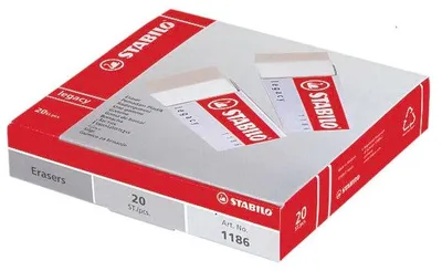 Image de STABILO 1186/20 STABILO Legacy gomme blanche