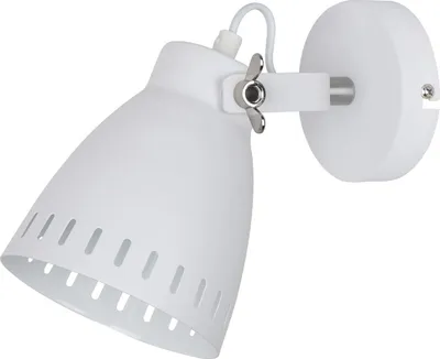 Obrázek produktu pro Italux Franklin industriální nástěnné svítidlo bílé MB-HN5050-1-WH+S.NIC