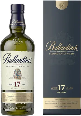 Produktbild von Ballantine's 17 Years Old Blended Scotch Whisky 40% Vol. 0,7l in Geschenkbox
