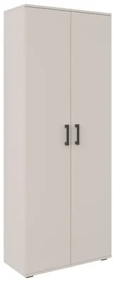 Produktbild von XORA Schuhschrank ALEX XL, 70 cm breit, 179 cm hoch, mit 2 Drehtüren, Kaschmir matt
