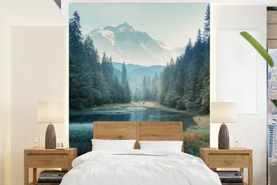 Produktbild von Gras- und Baum-Fototapeten, 165 cm breit, 220 cm hoch