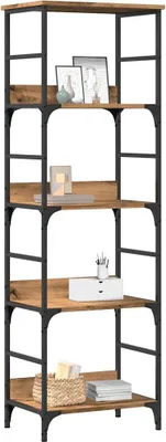 Image de vidaXL Bibliothèque Artisan-Chêne 50x33x153 cm Bois composite