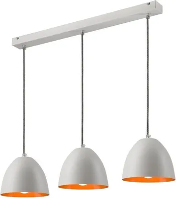 Produktbild von Bioledex Pendelleuchte Esstischlampe 3x E27 weiß Metall