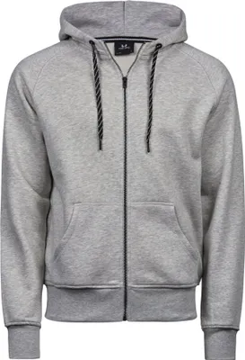 Produktbild von Tee Jays Herren Fashion Zip Kapuzenjacke PC4096 (S) (Grau meliert)