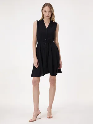 Produktbild von Orsay Schwarzes knielanges Hemdkleid für Damen 42