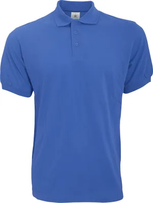 Produktbild von B&C Herren Polo-Shirt Safran Kurzarm BC103 (S) (Königsblau)