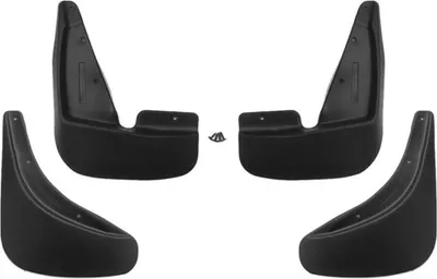 Imagen del producto de Protectores de bajos para parachoques delantero y trasero, para Jeep Compass MK49, modelos 2011-2016, de plástico, color , juego de 4 piezas