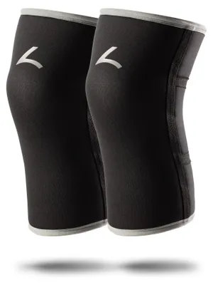 Zdjęcie produktu dla Reeva Powerlifting Knee Sleeves – ochraniacze na kolana – 7 mm – szare – rozmiar M