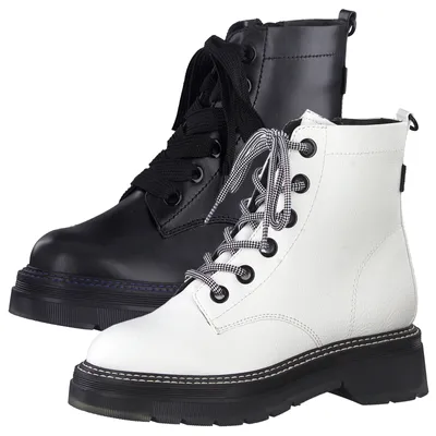 Produktbild von Tamaris Damen Schnürstiefelette Stiefeletten Plateau 1-25222-27, Größe:38 EU, Farbe:Schwarz