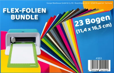 Produktbild von Flex-Folien Bundle - 23 Bogen - 11,4 x 16,5cm