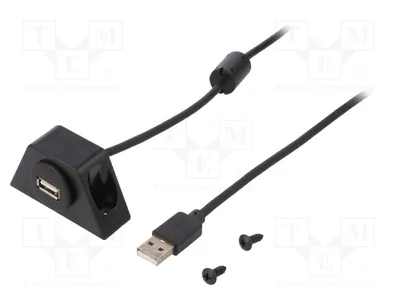 Produktbild von 1x Verlängerungskabel USB A-Buchse 0,6m USB 2.0 95444 Stromversorgungszubehör für