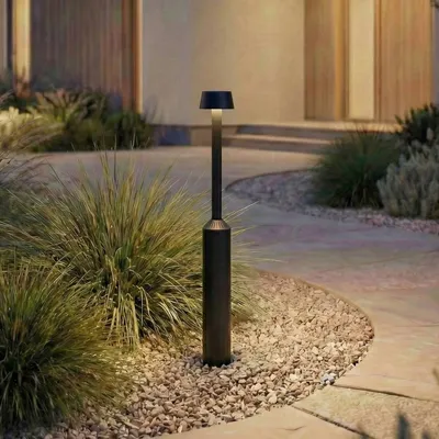 Produktbild von Lucande LED-Wegeleuchte Tareko, 90 cm, anthrazit, IP65