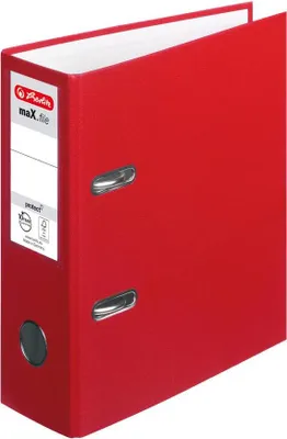 Produktbild von Herlitz Ordner / DIN A5 / 80mm breit / Farbe: rot