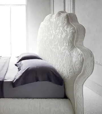 Produktbild von Luxus Italien Design Möbel Schlafzimmer Doppelbett 160x200cm HolzTextil Möbel