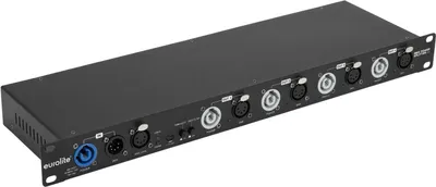 Productafbeelding van EUROLITE DMX-signaalverdeler 4x4 met 5-polige XLR-aansluitingen (70064807)