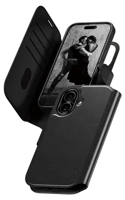 Produktbild von PanzerGlass CARE™ by ® Tango 2-in-1 Wallet Case m. MagSafe iPhone 17, Cover, Apple, Apple - iPhone 17, Schwarz