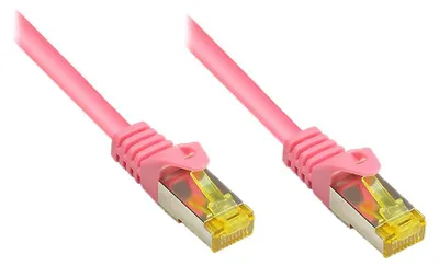 Produktbild von Good Connections  Patchkabel m. Cat.7 Rohk. magenta 1,5m