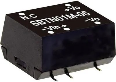 Image de MEAN WELL SBTN01M-12 Alimentation & Convertisseur de tension 1 W (SBTN01M-12)